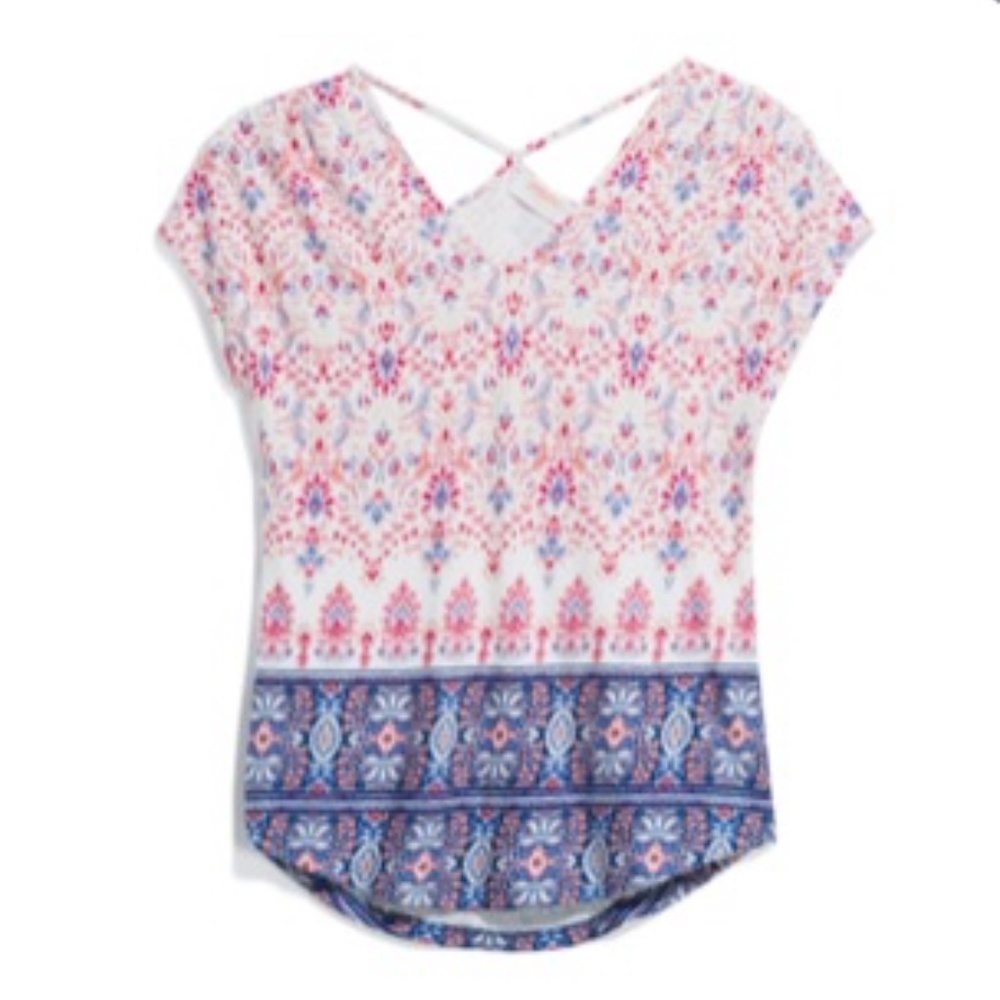 STITCH FIX RENEE C Laurena Border Detail Knit Top